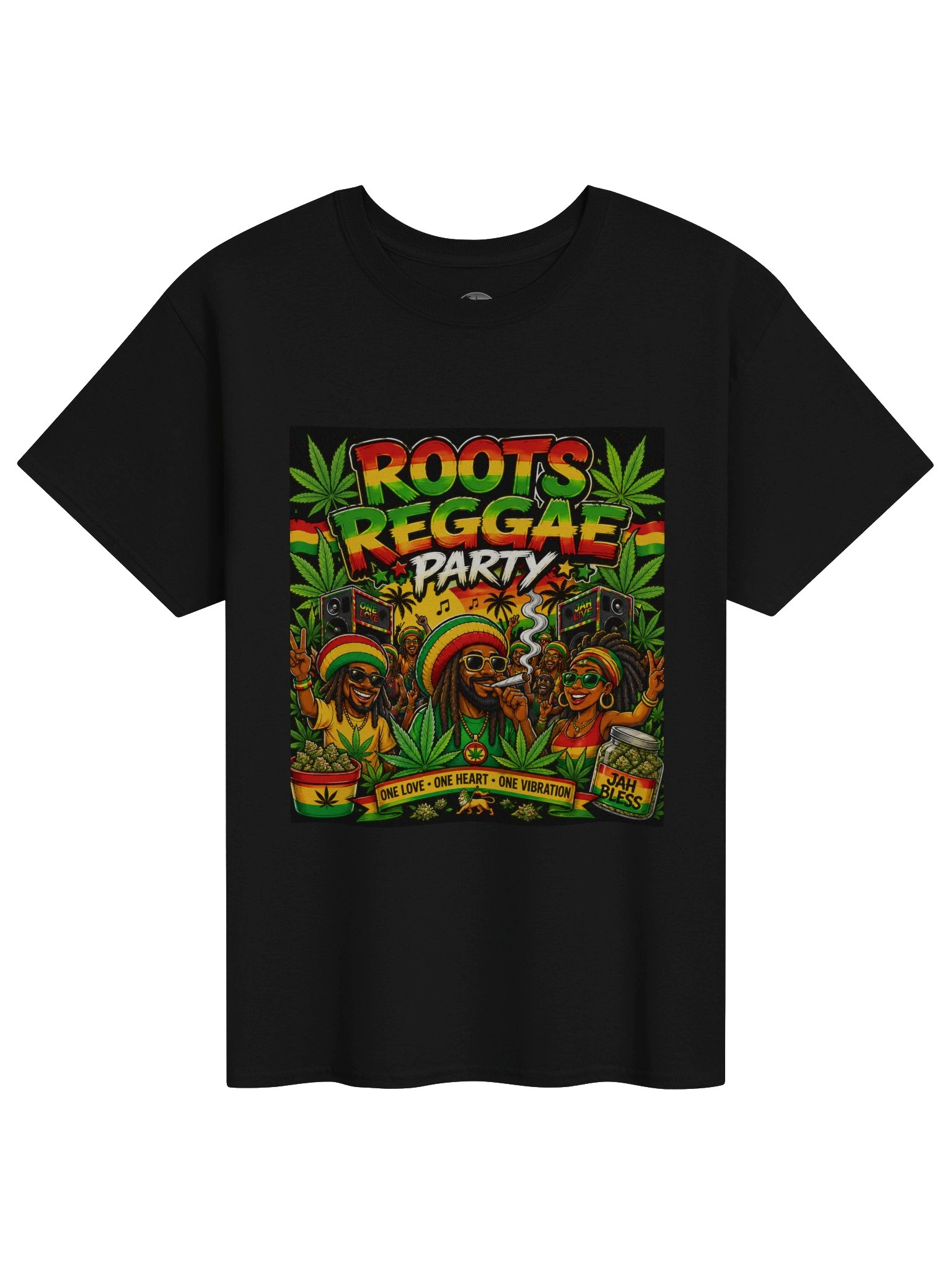 Roots Reggae Party Graphic Tee product image (1)