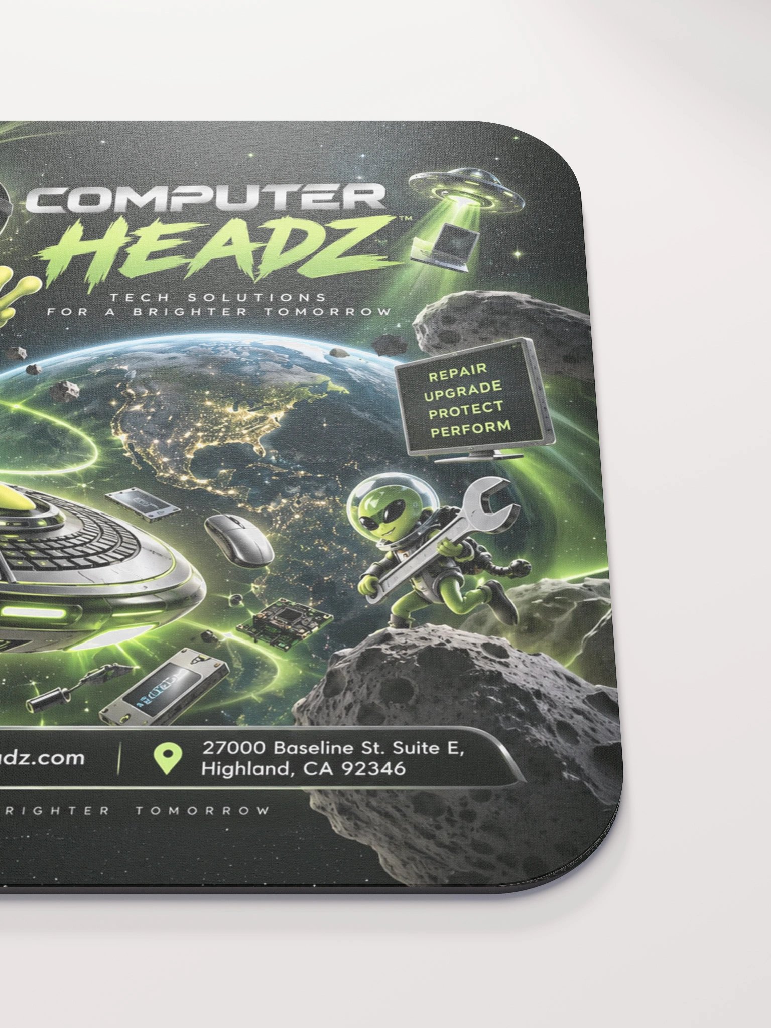 Computer Headz Green Sector Mousepad – Edition 01 product image (5)