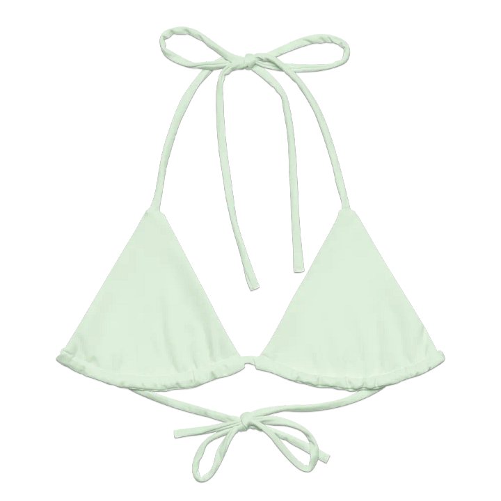 Honeydew Recycled Padded String Bikini Top product image (2)