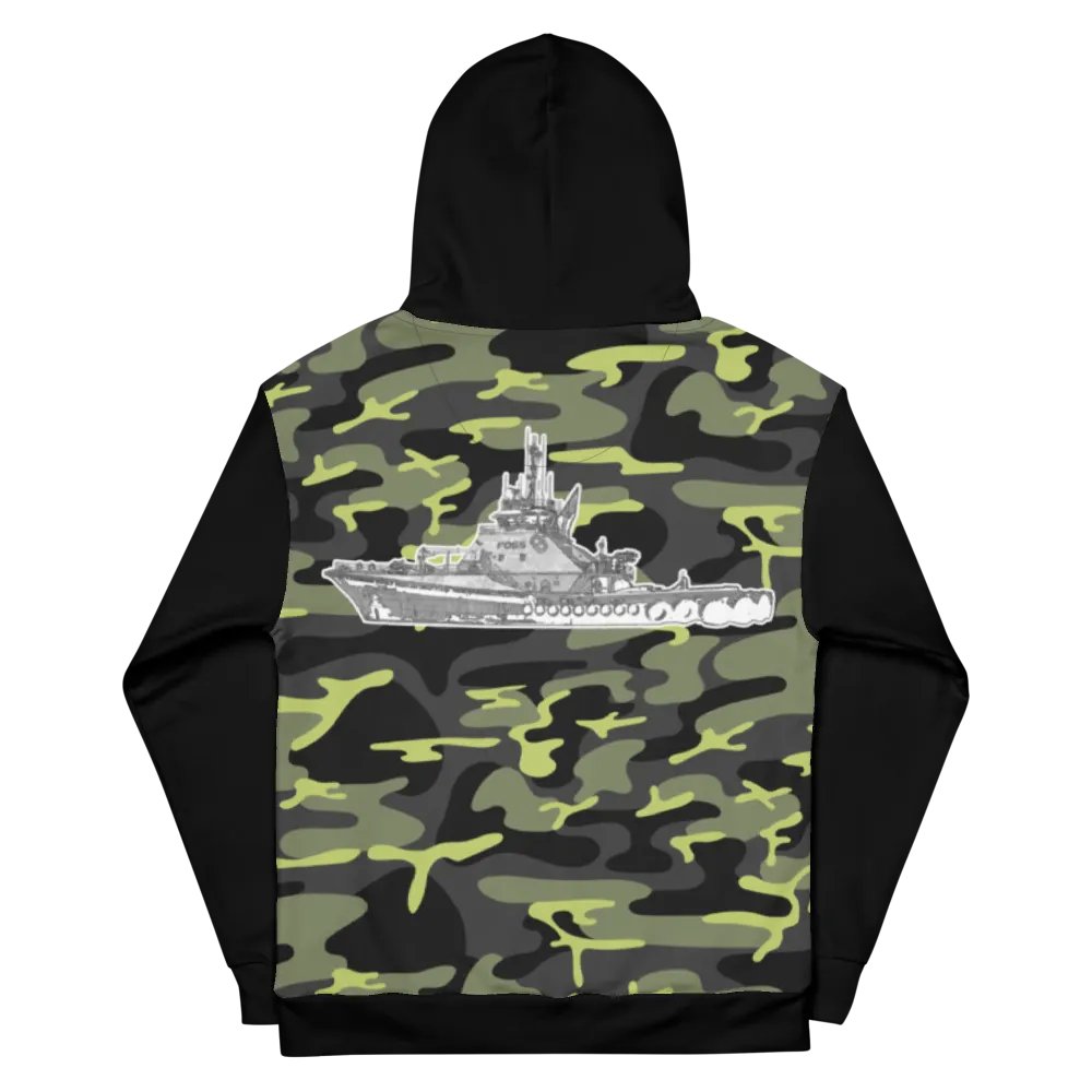 Sketch Garth Foss Tug (black & Green Camouflage) – Performance Marine Wear | Twin Anchor Apparel North Current Line product image (12)