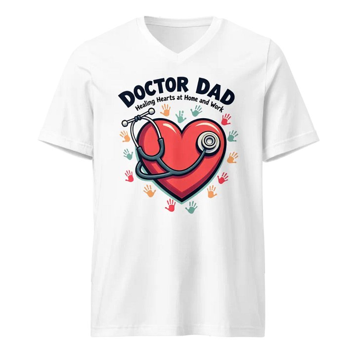 Healing Hearts, Doctor Dad V-Neck Tee product image (1)