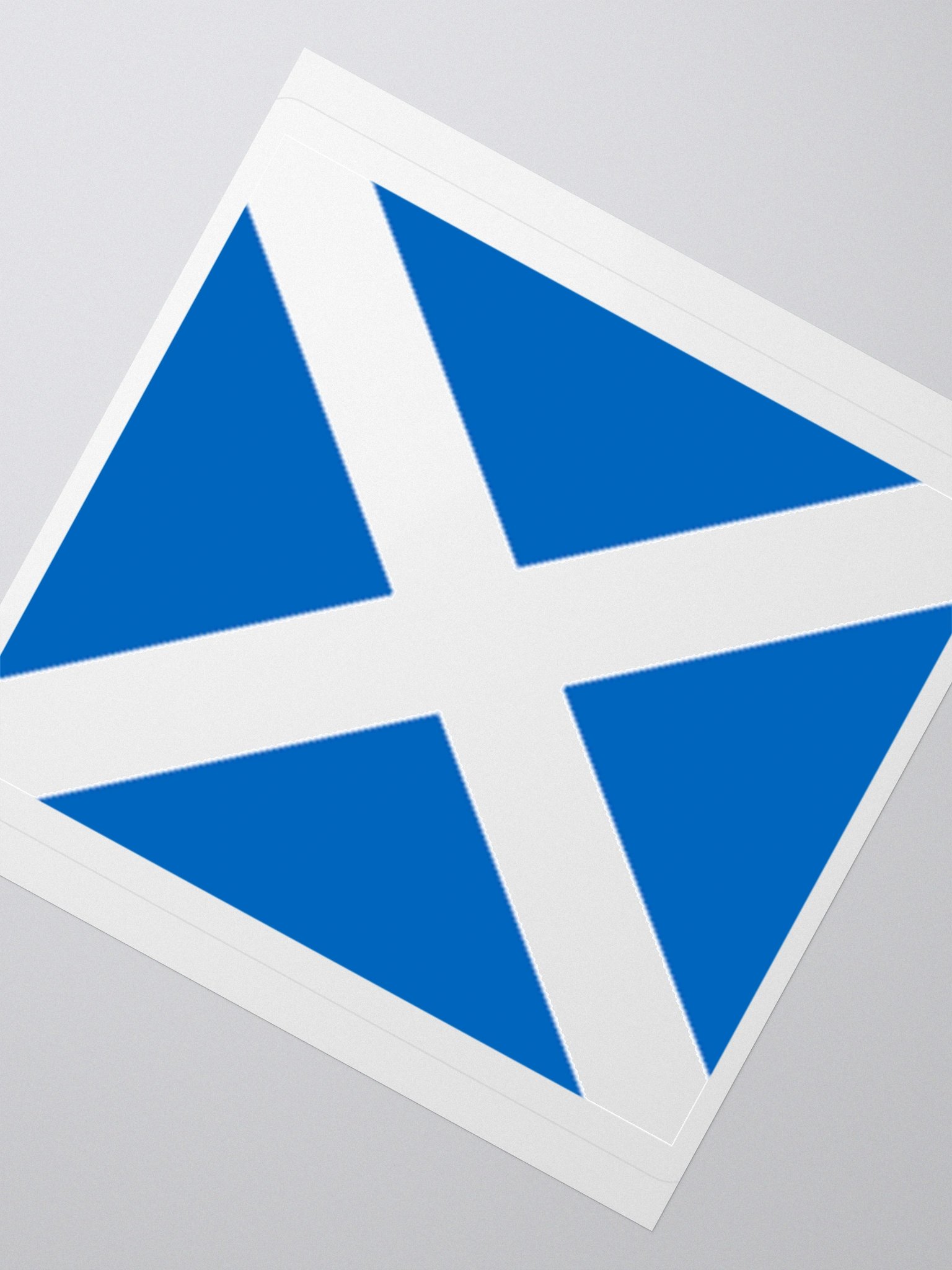 Scotland Flag Sticker - Durable Vinyl for Indoor Use - Multiple Sizes Available product image (5)
