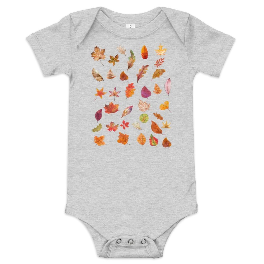 Autumn Leaves Collage Baby Bodysuit product image (1)