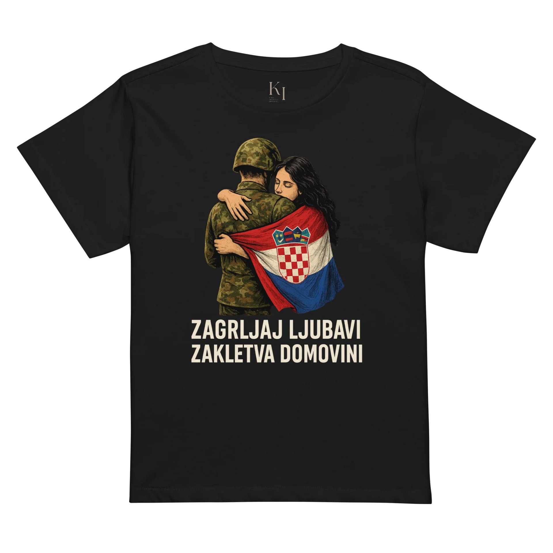LJUBAV I DOMOVINA - ŽENSKA MAJICA KRATKIH RUKAVA product image (2)
