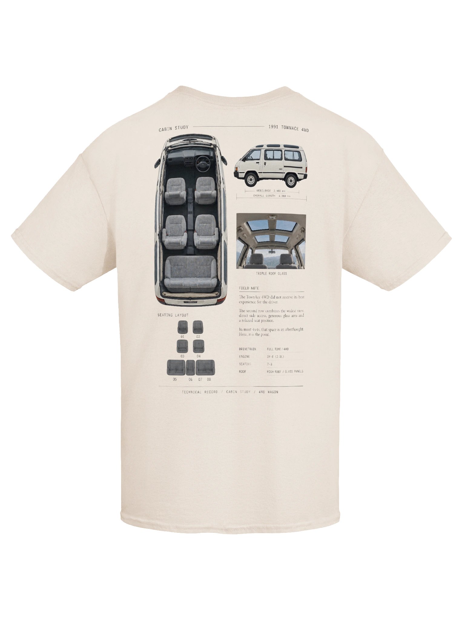 Best Seat: 1991 Toyota TownAce 4WD Tee product image (60)