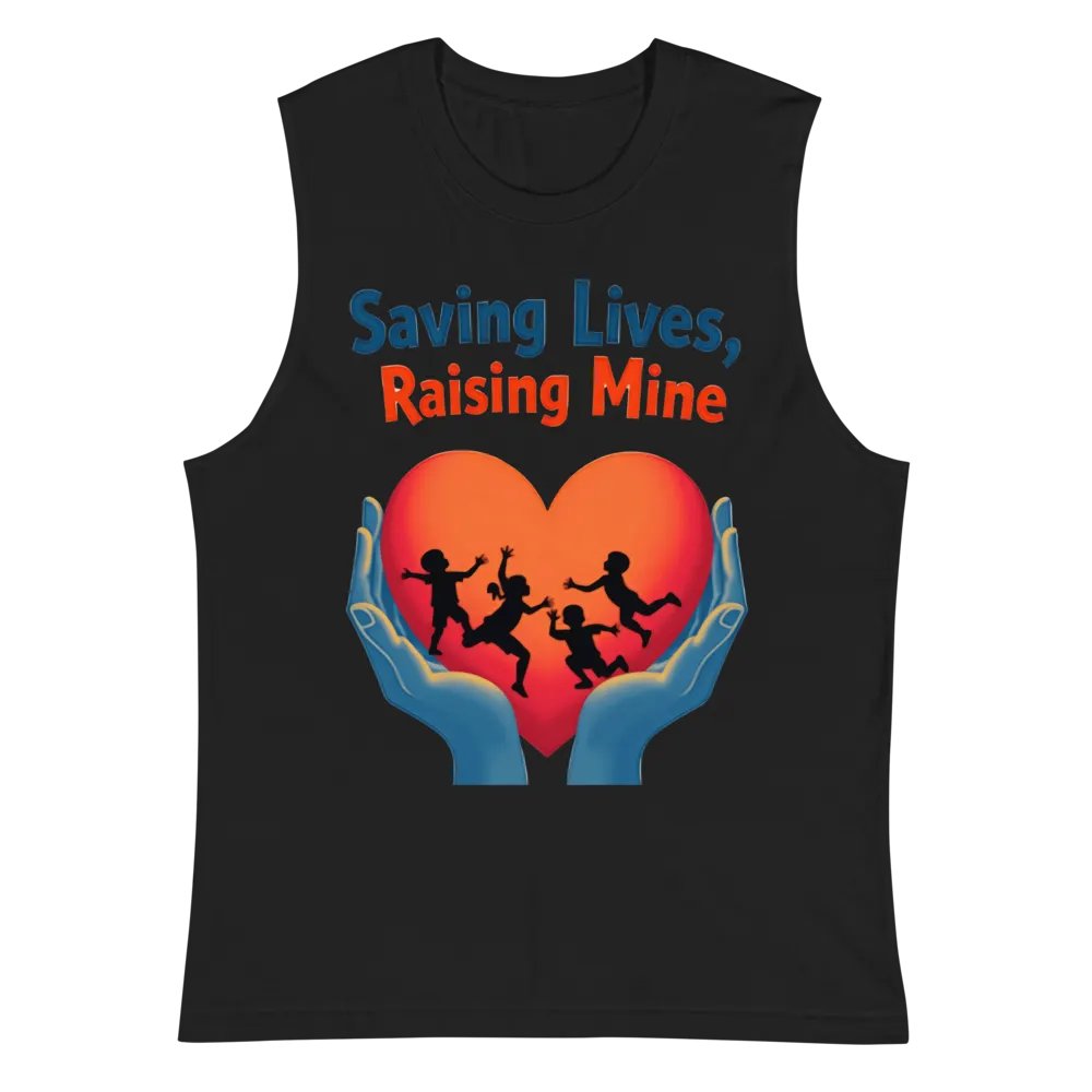 medical moms and dads, Heartwarming Heroes Muscle Tank product image (3)