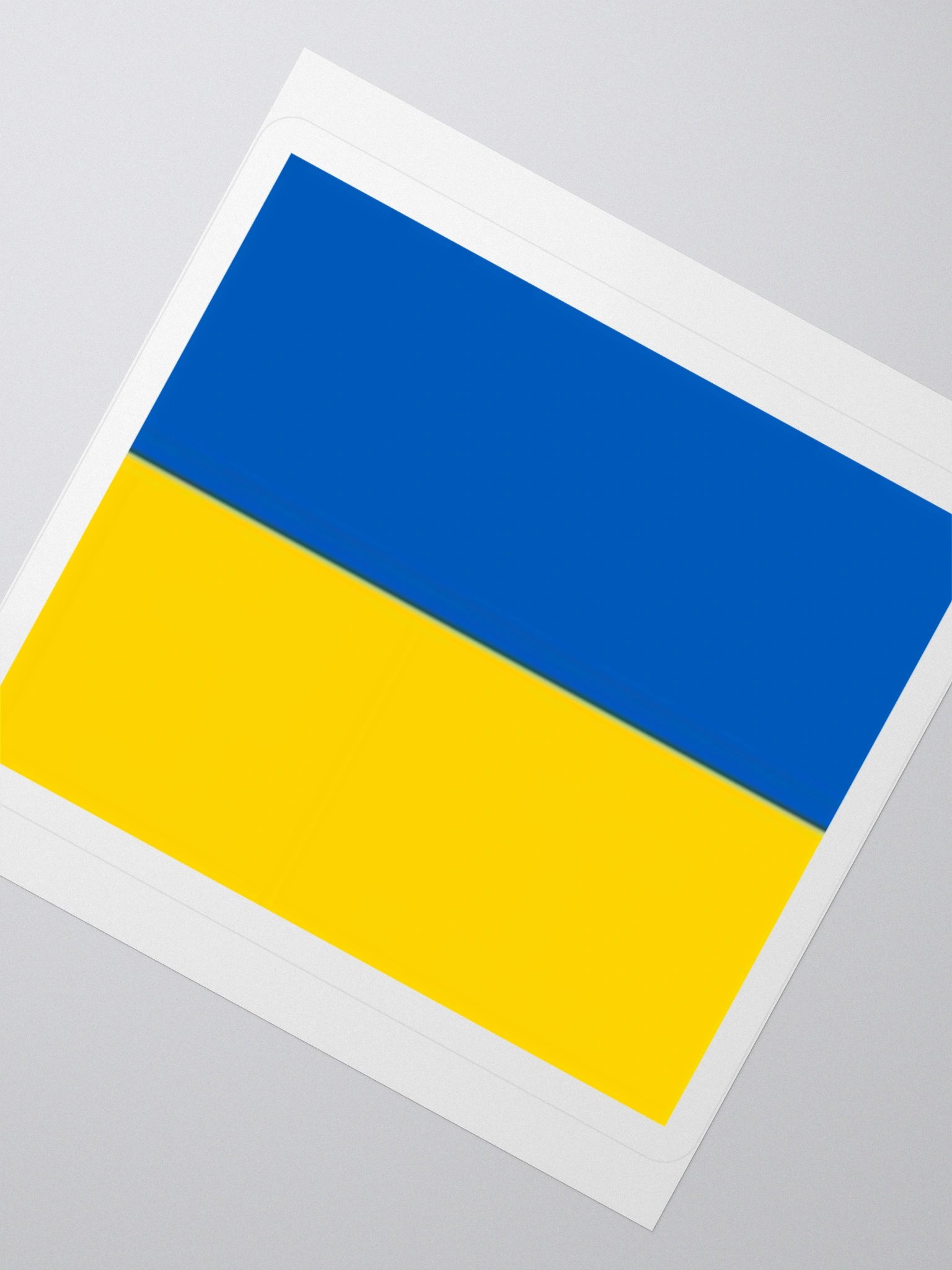 Ukraine Flag Sticker | Blue Yellow Design | Durable Vinyl | 3 Sizes product image (5)