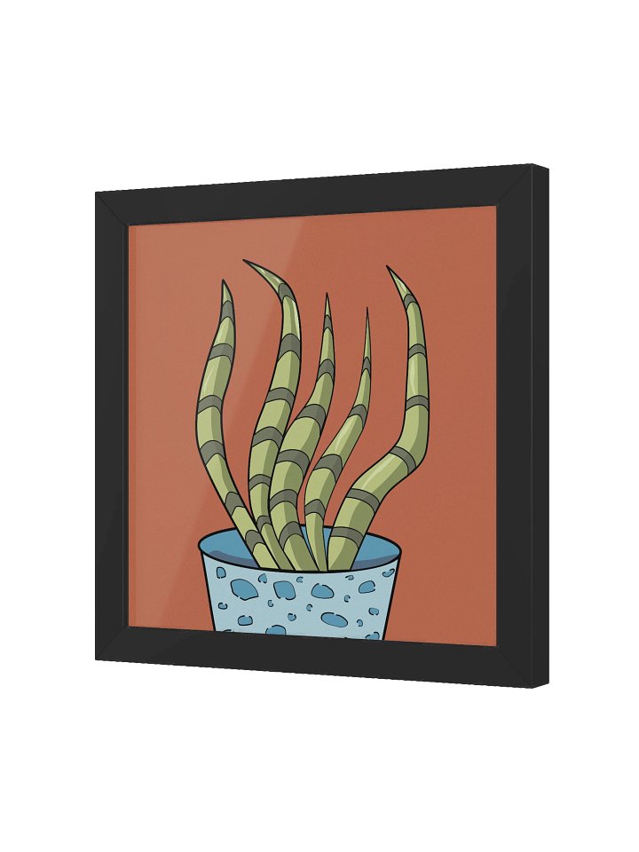 The Snake Design - Dancing Succulent Framed Wall Art product image (2)