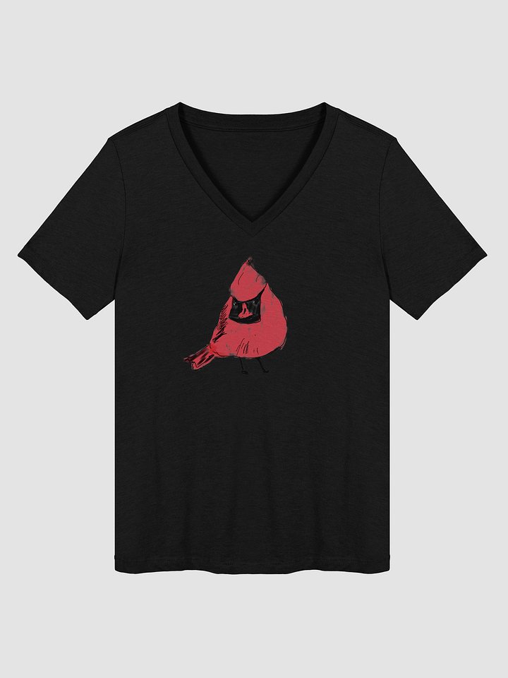 Shirley's Cardinal Relaxed V-Neck Tee product image (4)