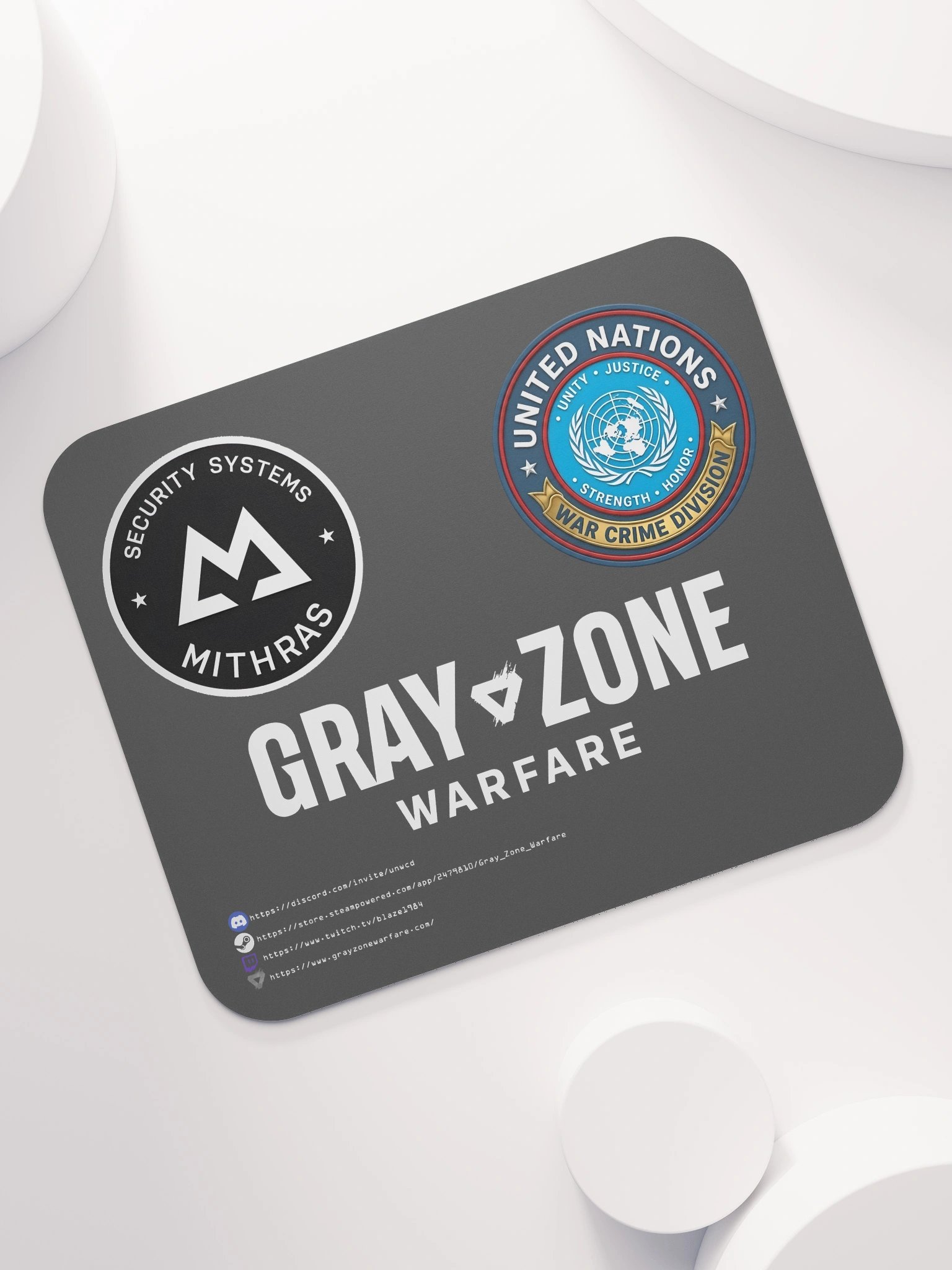 UNWCD/MSS Mouse Pad - Gray product image (7)