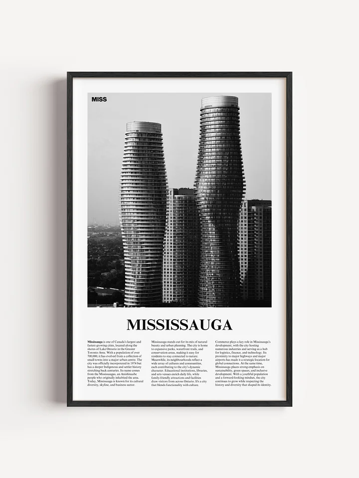 Mississauga 01 Newspaper Poster product image (1)