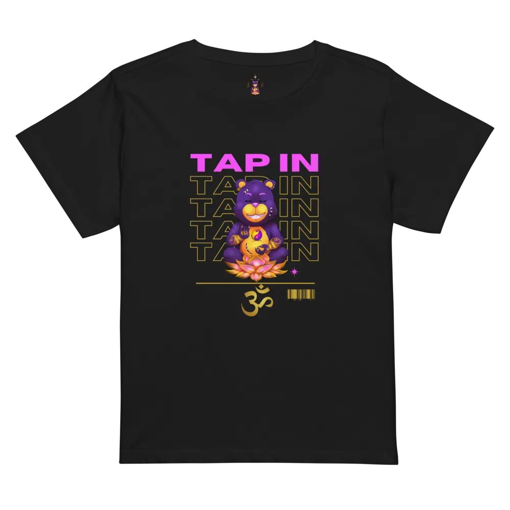 Zen Bear Meditation High-Waisted Tee product image (2)