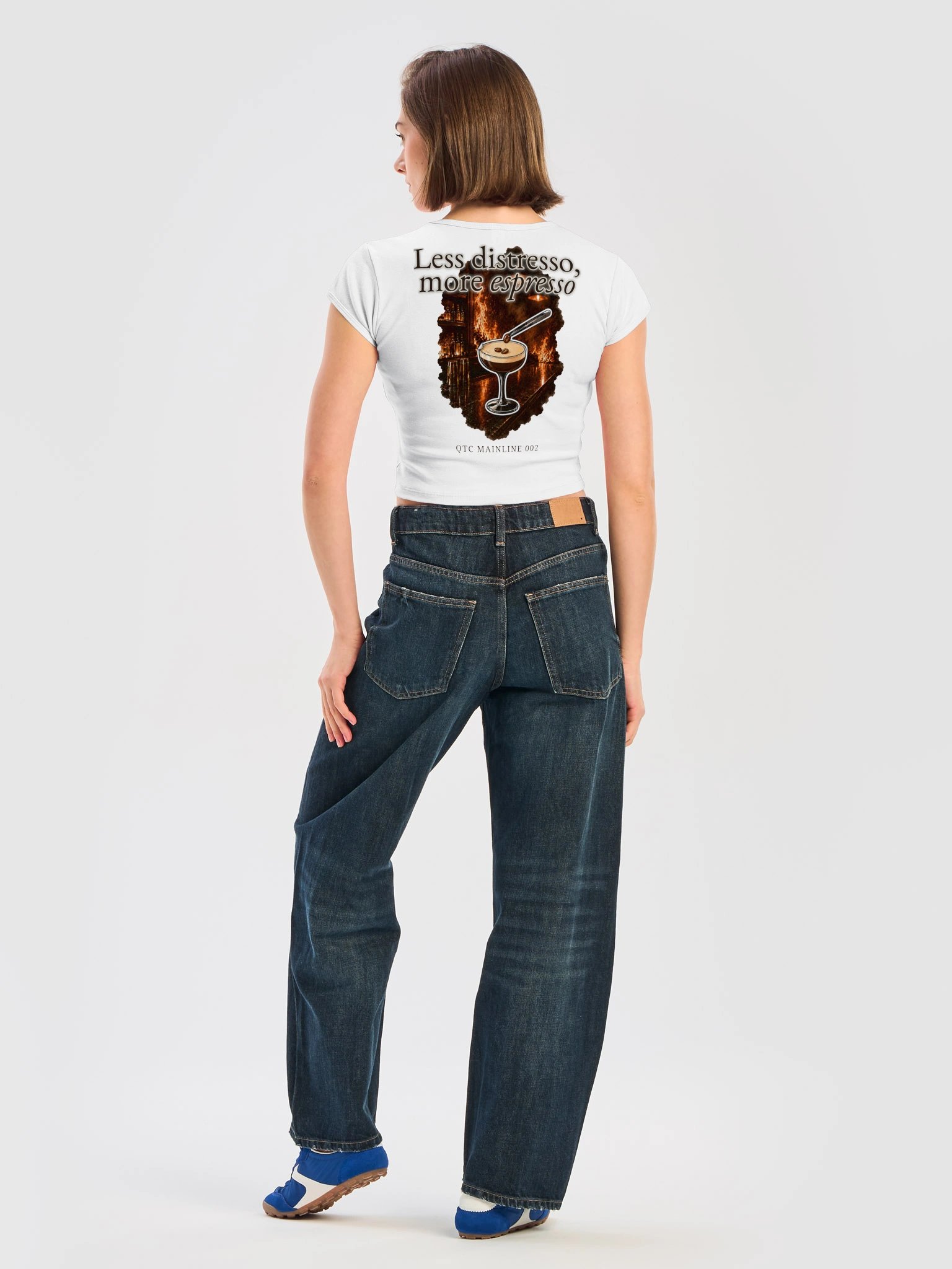 QTC Mainline 002 - Less Distresso | Baby Tee Crop product image (6)