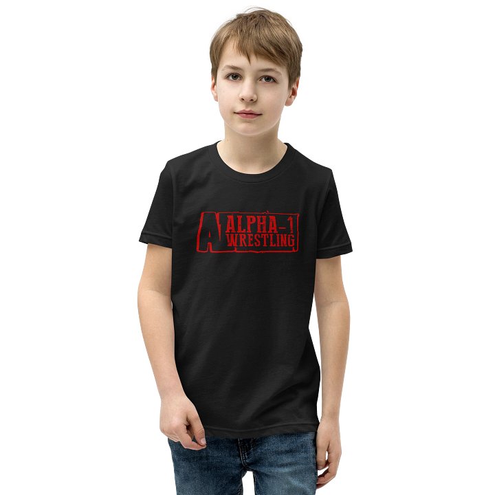 A1 Wrestling Kids Tee | Red Logo product image (2)