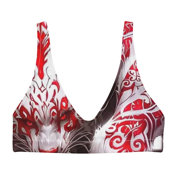 Mythical Feline Recycled Padded Bikini Top product image (2)