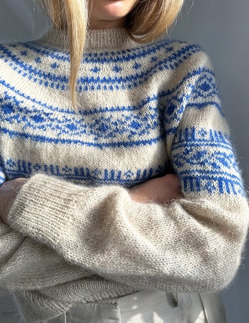 Porcelain Yoke Knitting Pattern product image (2)
