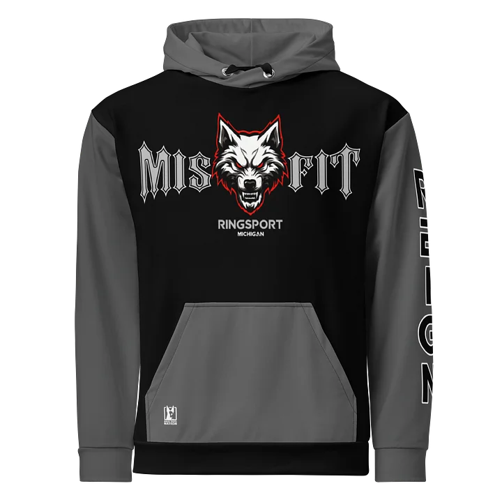 "Reign" Misfit ringsport all over print hoodie product image (1)