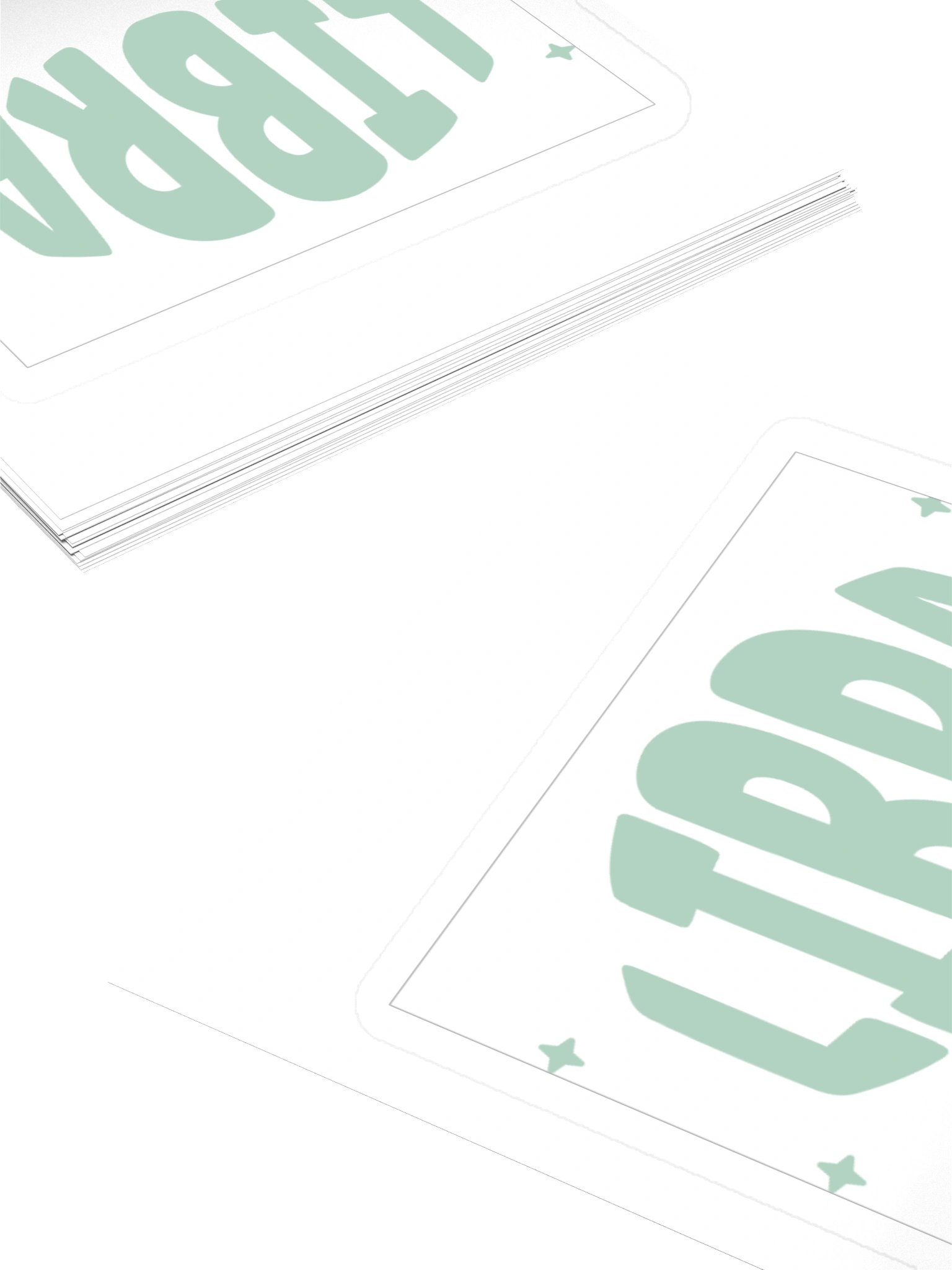 Libra Zodiac Sticker — Modern Floating Text Design product image (4)