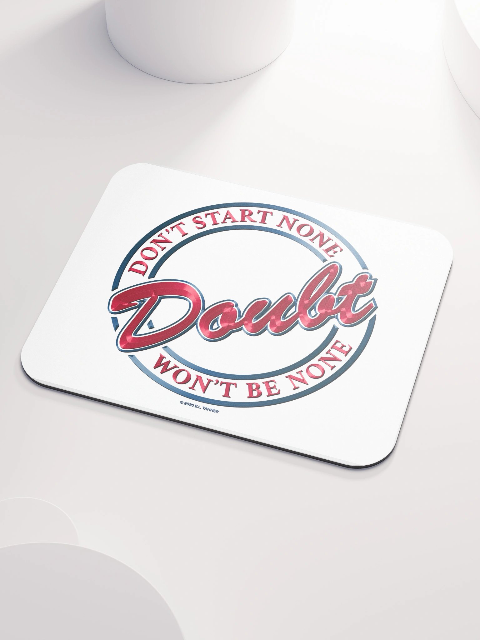 Doubt V1, Red Mouse Pad BV product image (3)