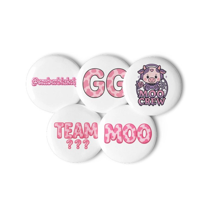 Moo-tiful Pin Button Set product image (3)