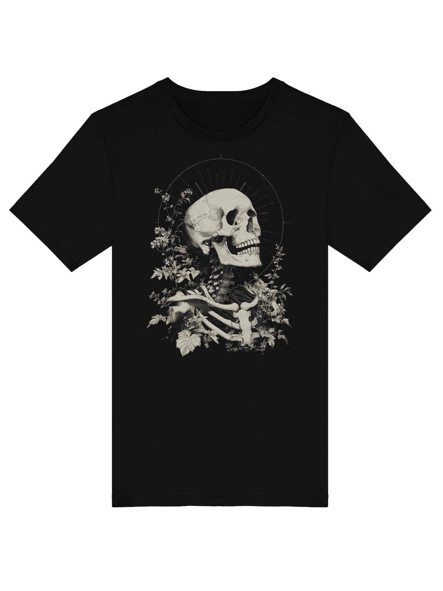 Corpus Hermeticum - Nature of the Corruptible Body, Divine Spirit of Man and Nature, Occult Woodcut T-Shirt product image (5)