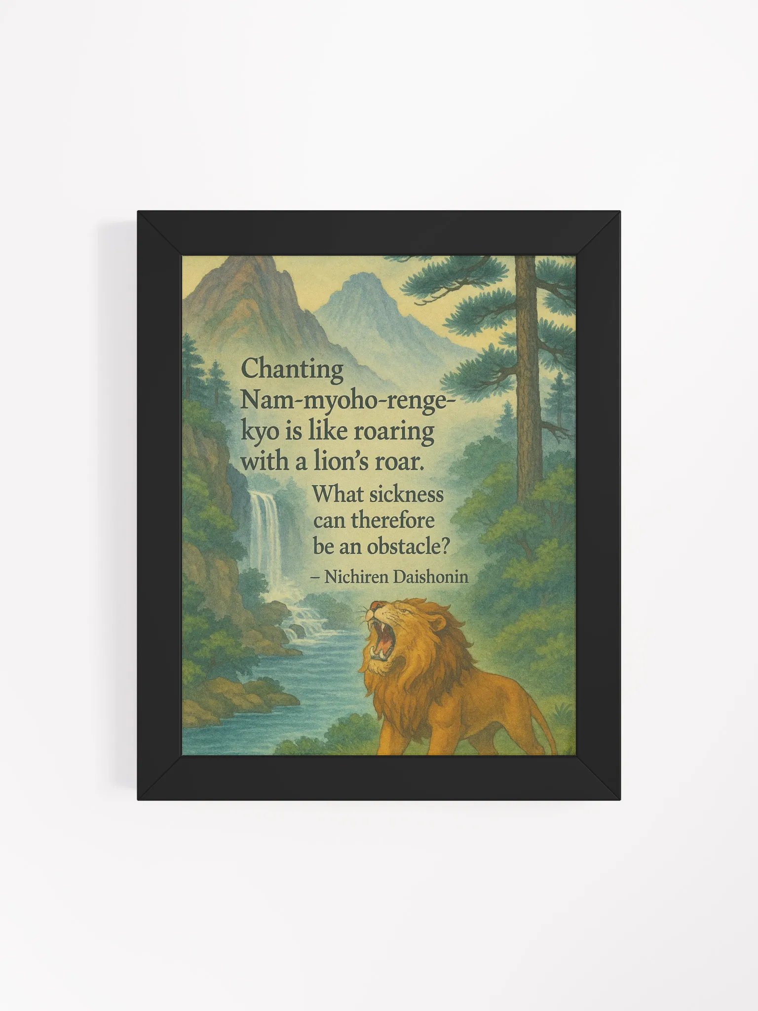Lion’s Roar Nichiren Buddhism Poster product image (4)