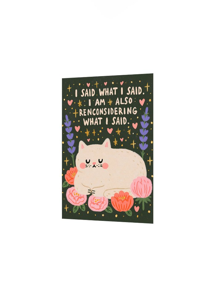 I Said What I Said Cat Poster product image (11)
