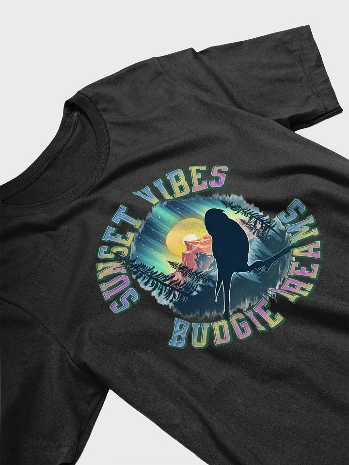 Sunset Vibes Budgie Dreams UltraSoft Unisex T-Shirt product image (2)