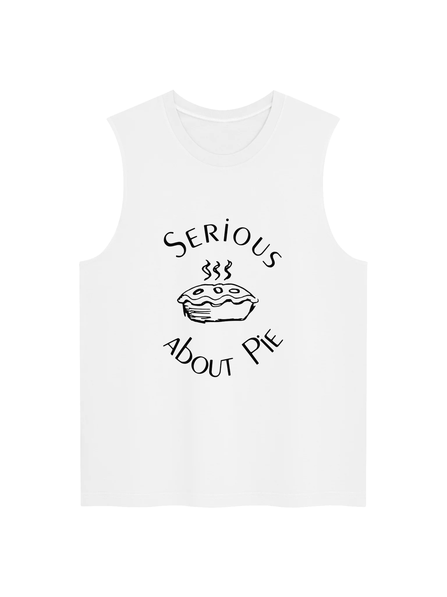 Serious About Pie Muscle Tank, Light product image (1)
