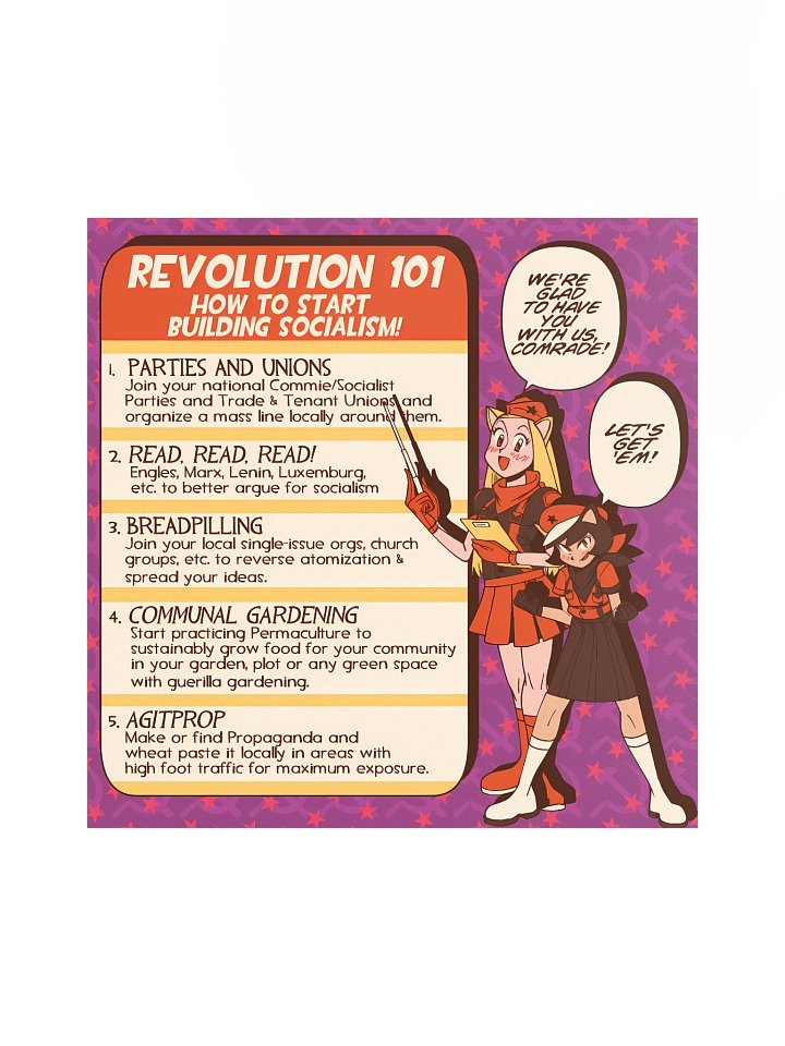 Alunya and Rodina - “Revolution 101” Poster product image (1)