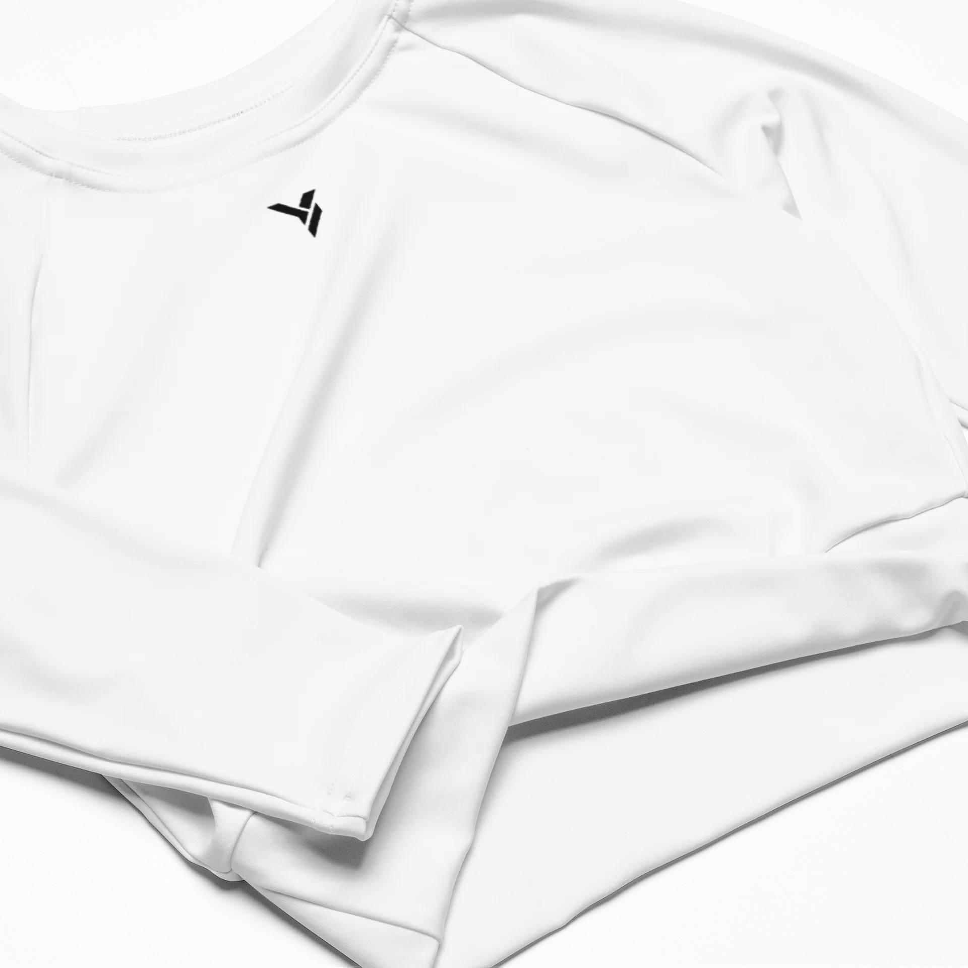 YKEN Womens Signature Long Sleeve Crop Top product image (4)