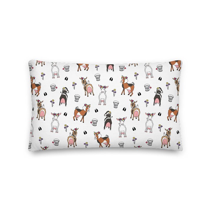 Whimsical Goat Premium Pillow product image (2)