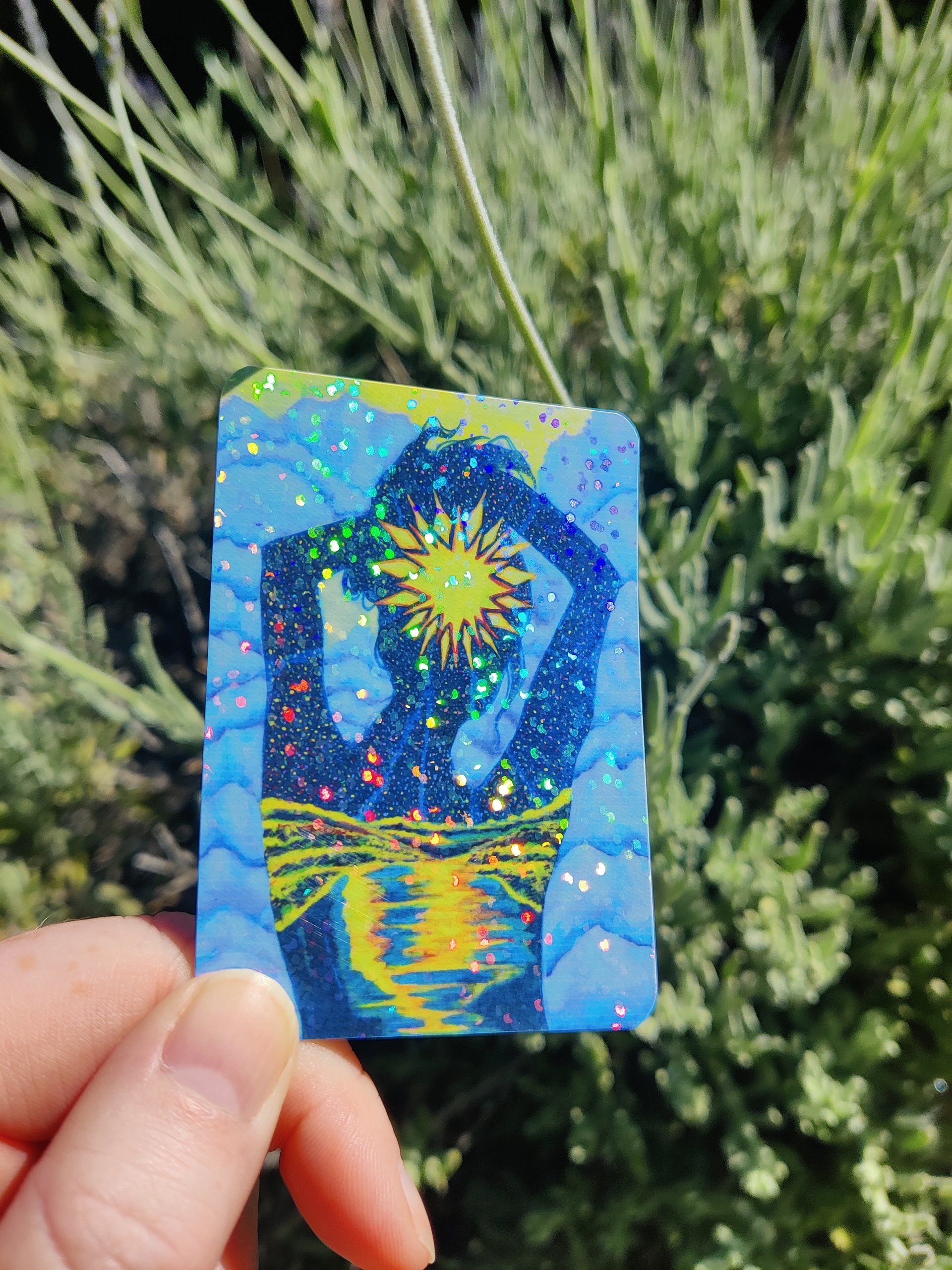 Sunburst Goddess Sticker product image (1)
