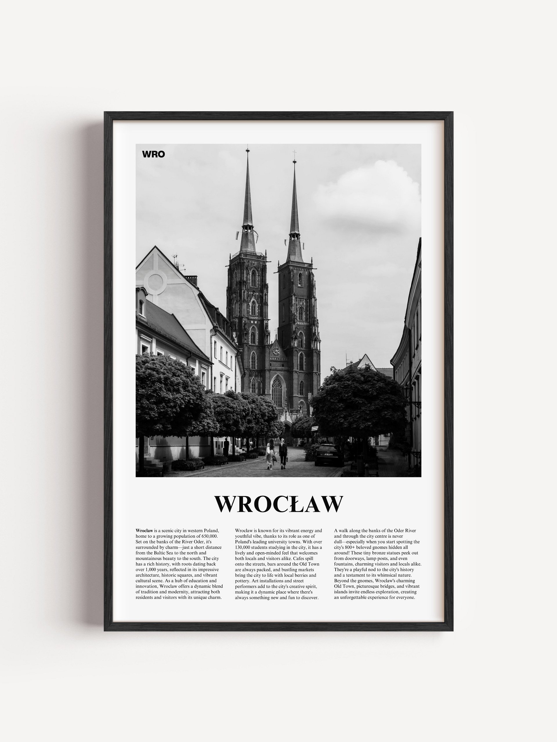 Wroclaw 03 Newspaper Poster product image (1)