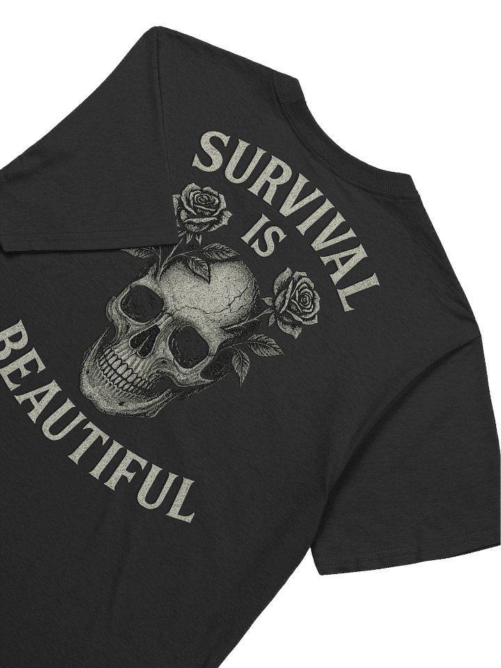 Survival is Beautiful Skull Rose Gildan Unisex Softstyle T-Shirt product image (2)