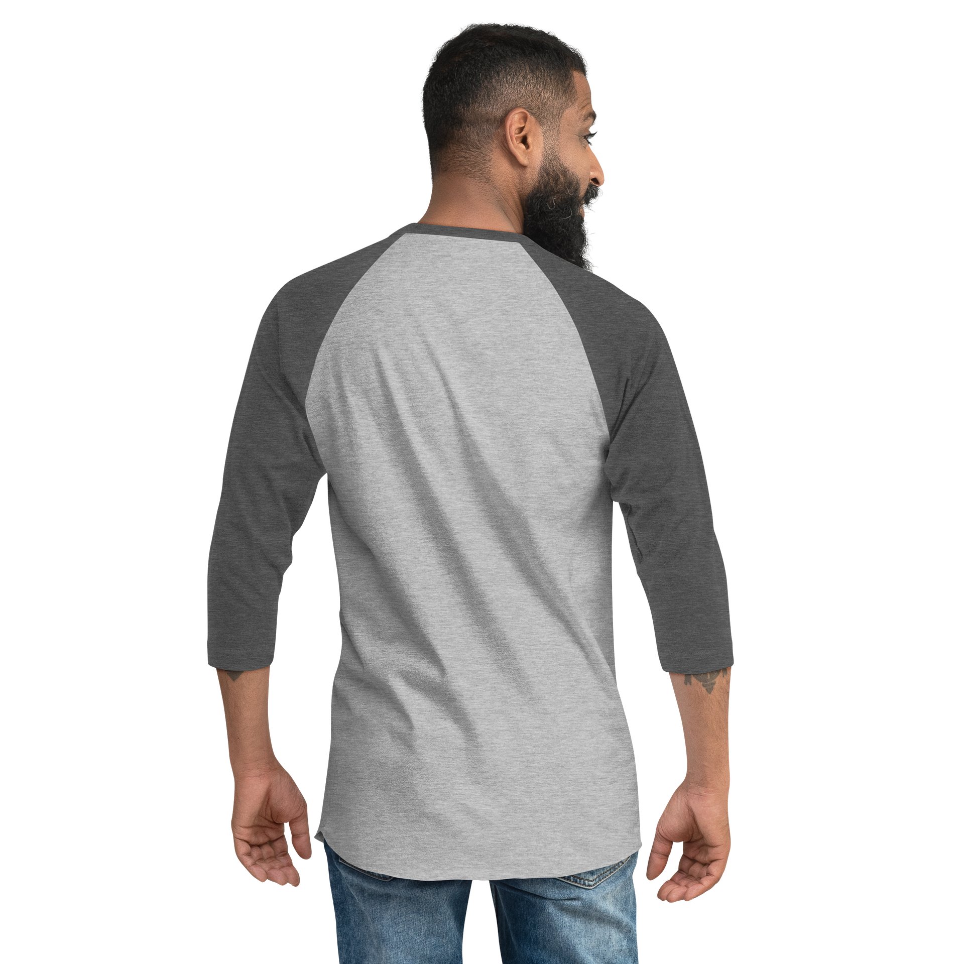 SPTV Logo Raglan Tee - gray on gray product image (3)