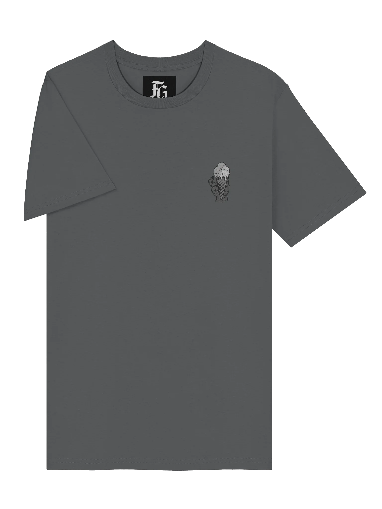 FOMOgator Ice Cream Shirt - Greyscale product image (5)