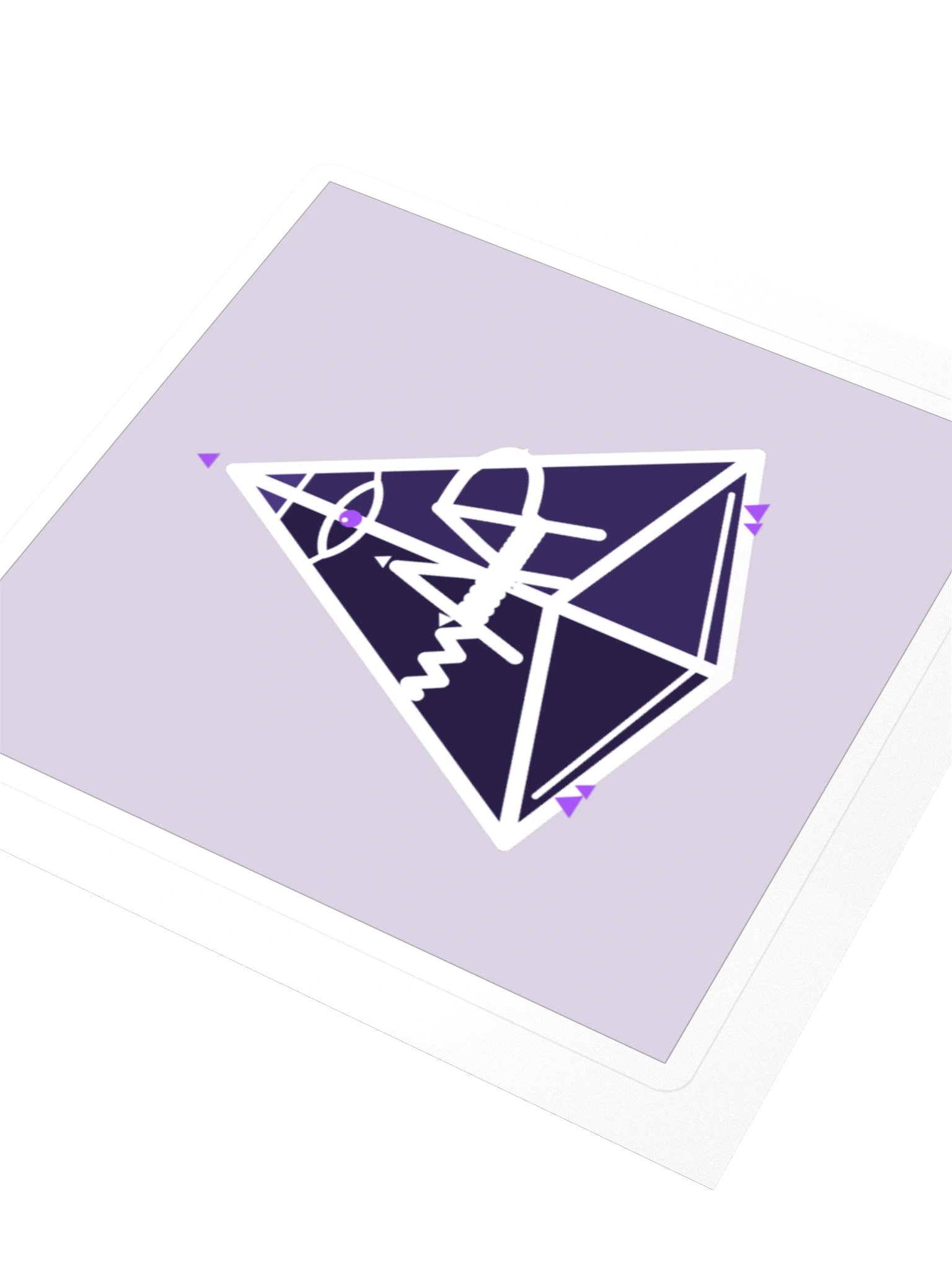 Mt. AMP Pyramid — Block Sticker product image (3)