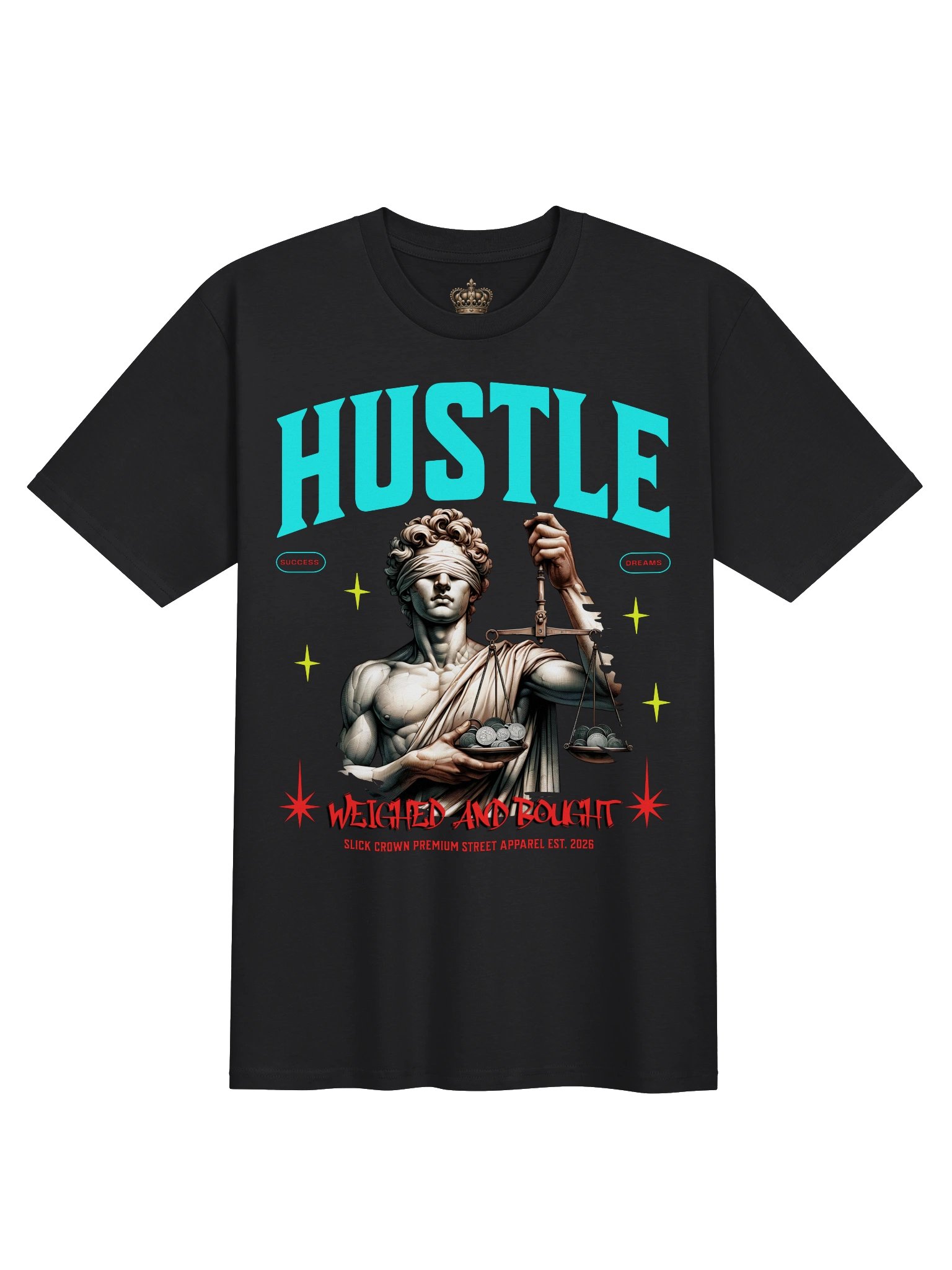 "The HUSTLE" Premium Heavyweight Tee product image (1)