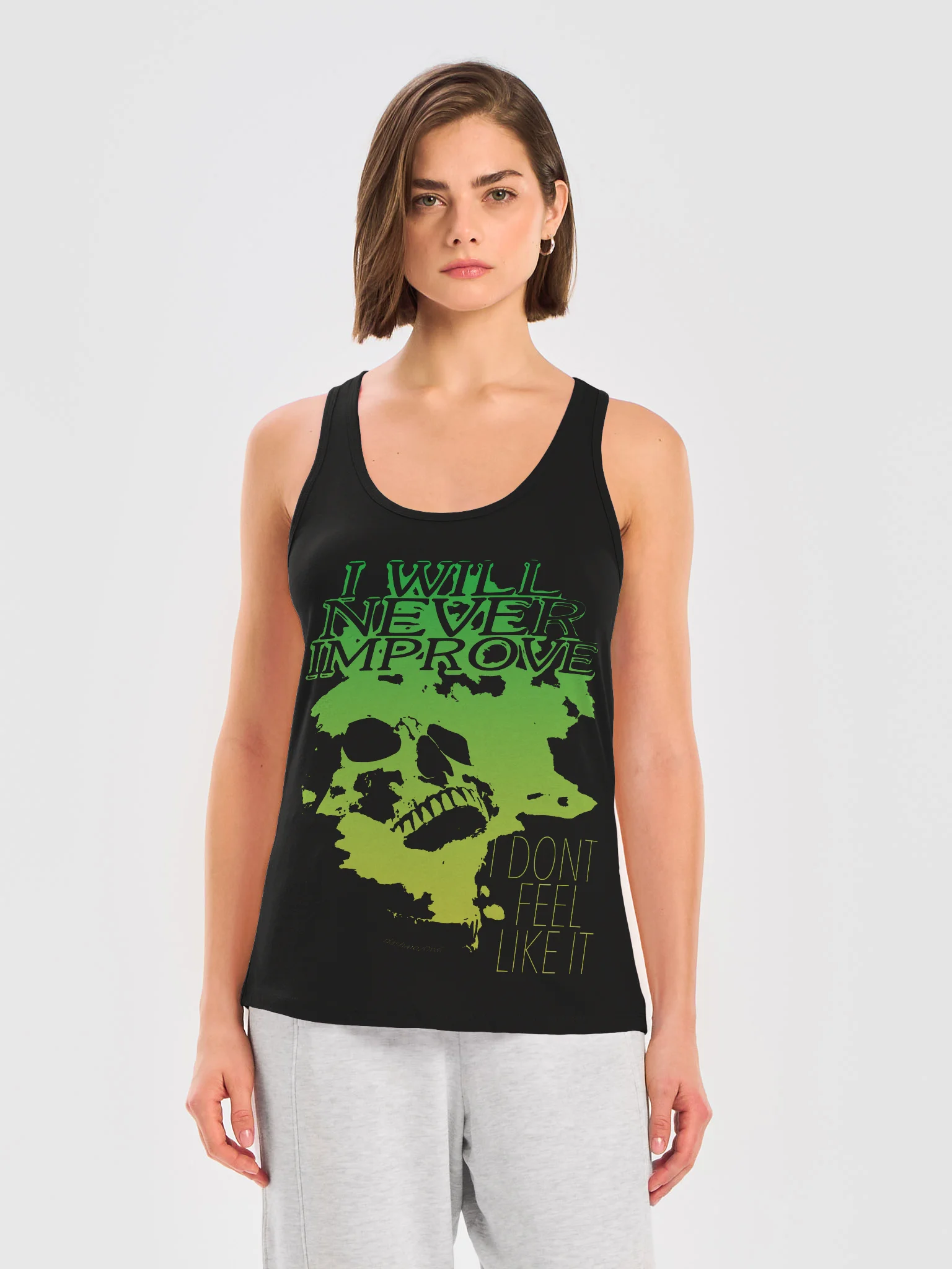 I WILL NEVER IMPROVE "RACERBACK" product image (5)