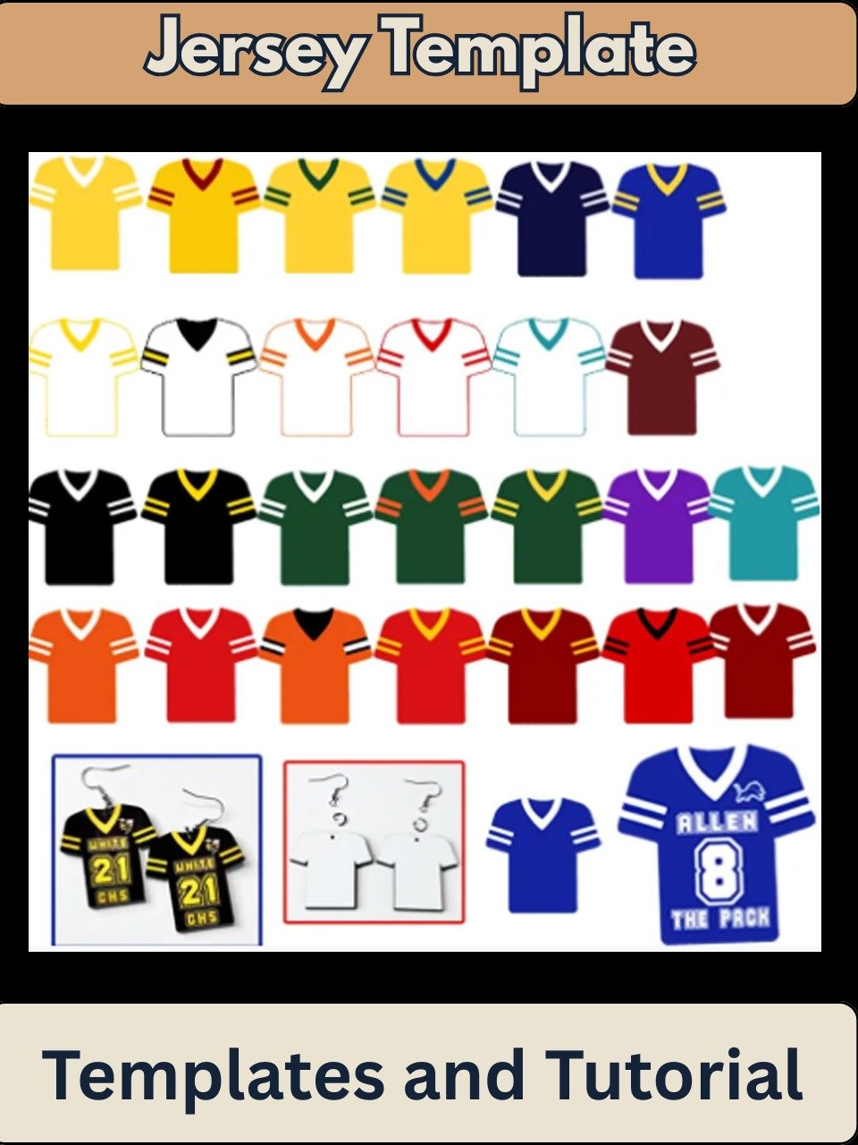 VIP Members Only! 1.5 and 1.97 inch Templates / Editable in Canva - PSD and PNG Files / How to Sublimate a MDF Wood T-Shirt product image (6)
