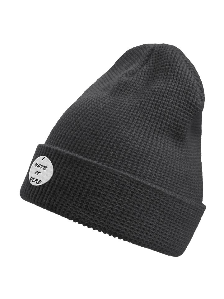 IHATEITHERE WAFFLE BEANIE product image (2)