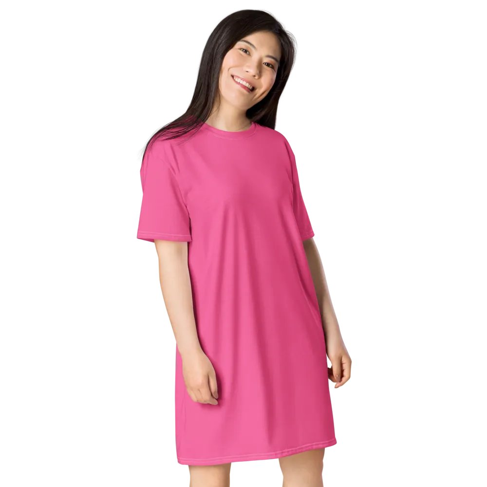 Brilliant Rose T-Shirt Dress product image (4)