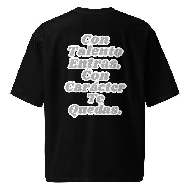 Talento y Caracter eight22 UNISEX Custom Oversized Blk/Grey/Wht product image (1)
