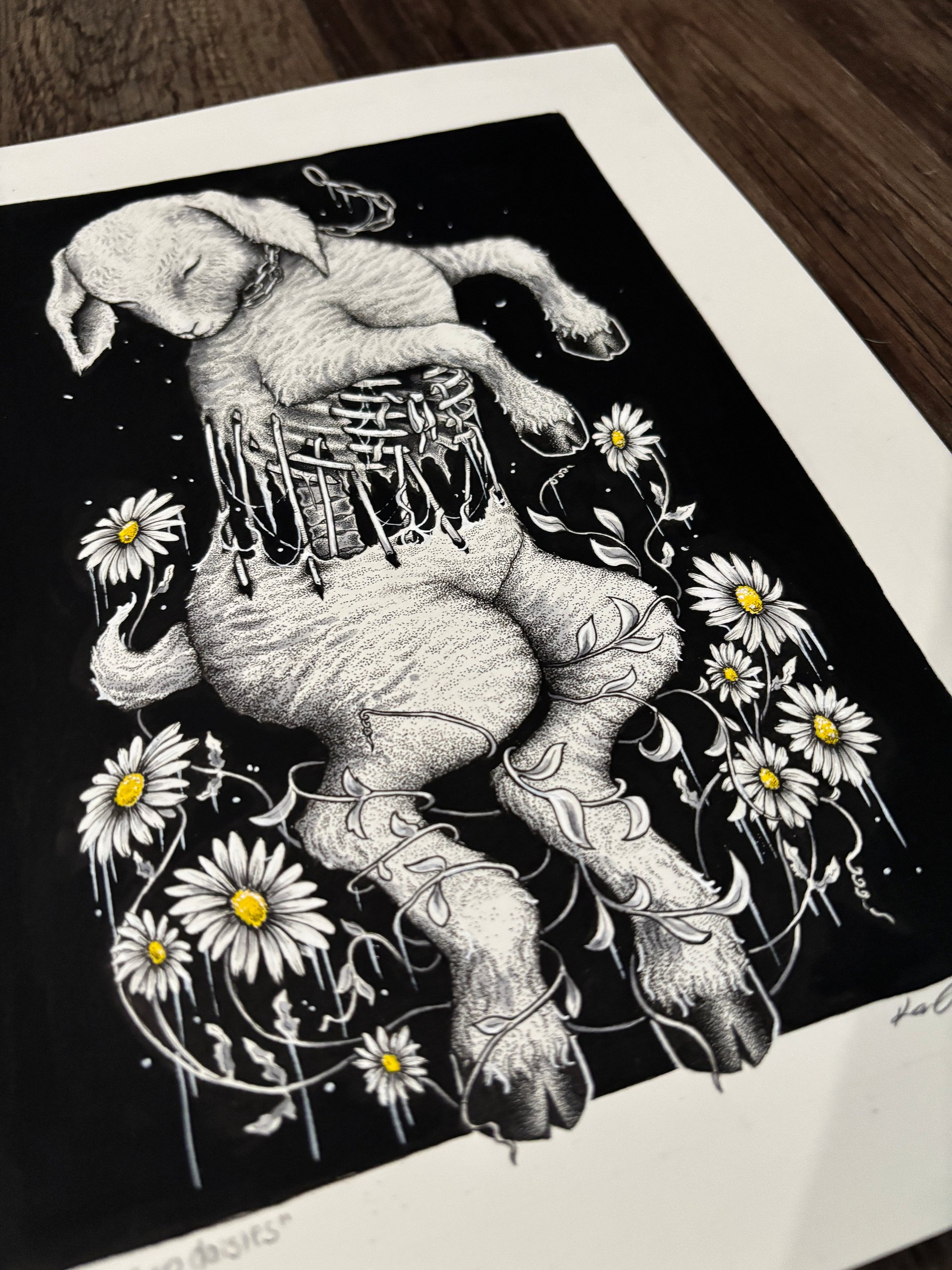 Pushing Up Daisies Original Artwork product image (3)