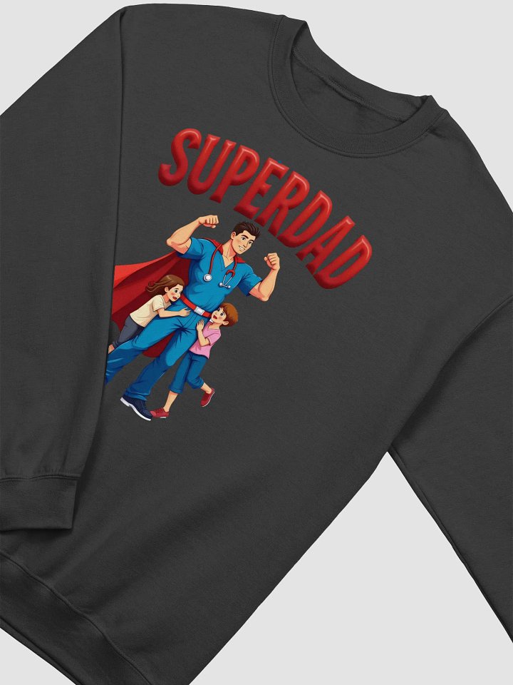 Superdad Hero Crewneck Sweatshirt product image (18)