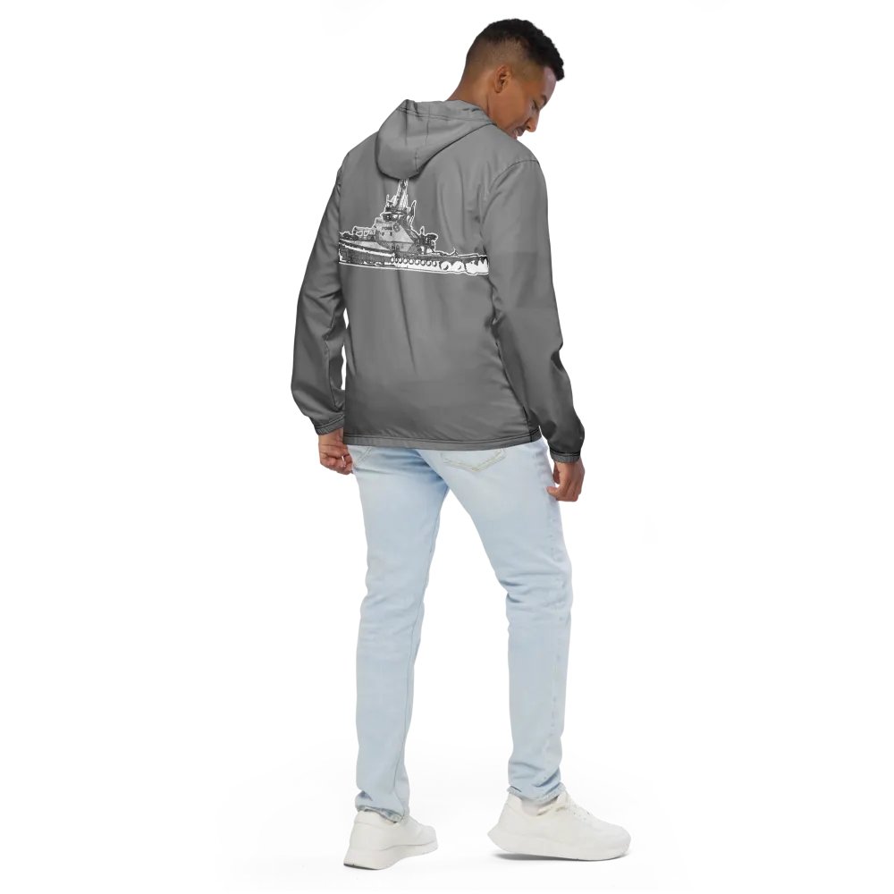 Gray Foss tug Sketch Windbreaker product image (10)
