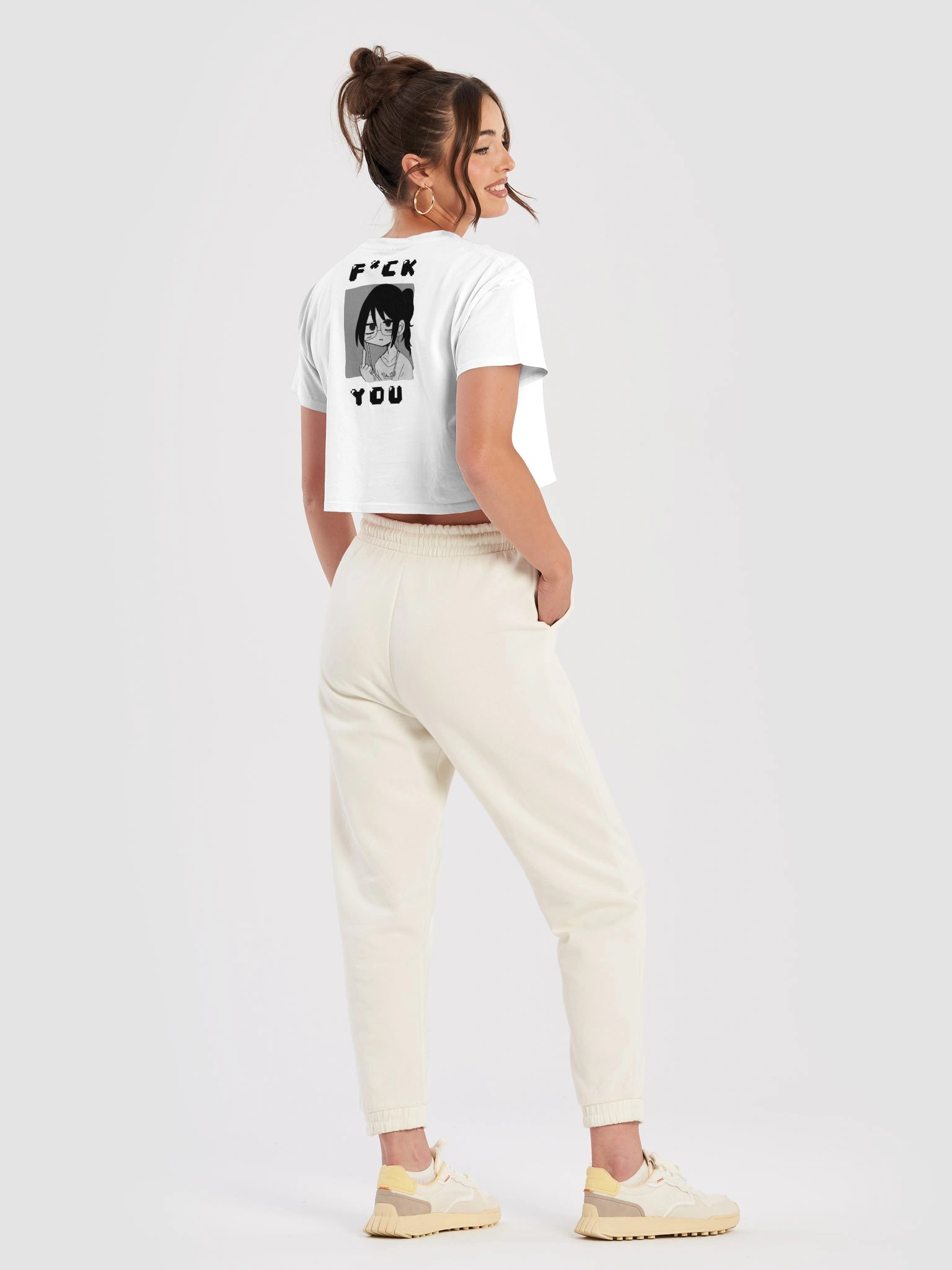 Sleepy & Savage – Anime Aesthetic Crop Top product image (52)