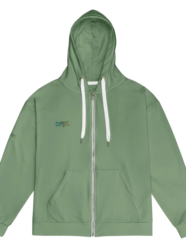 DONT FEEL 50 ODG FATIGUE ZIP HOODIE MADE WITH RECYCLED POLYESTER UNISEX product image (6)