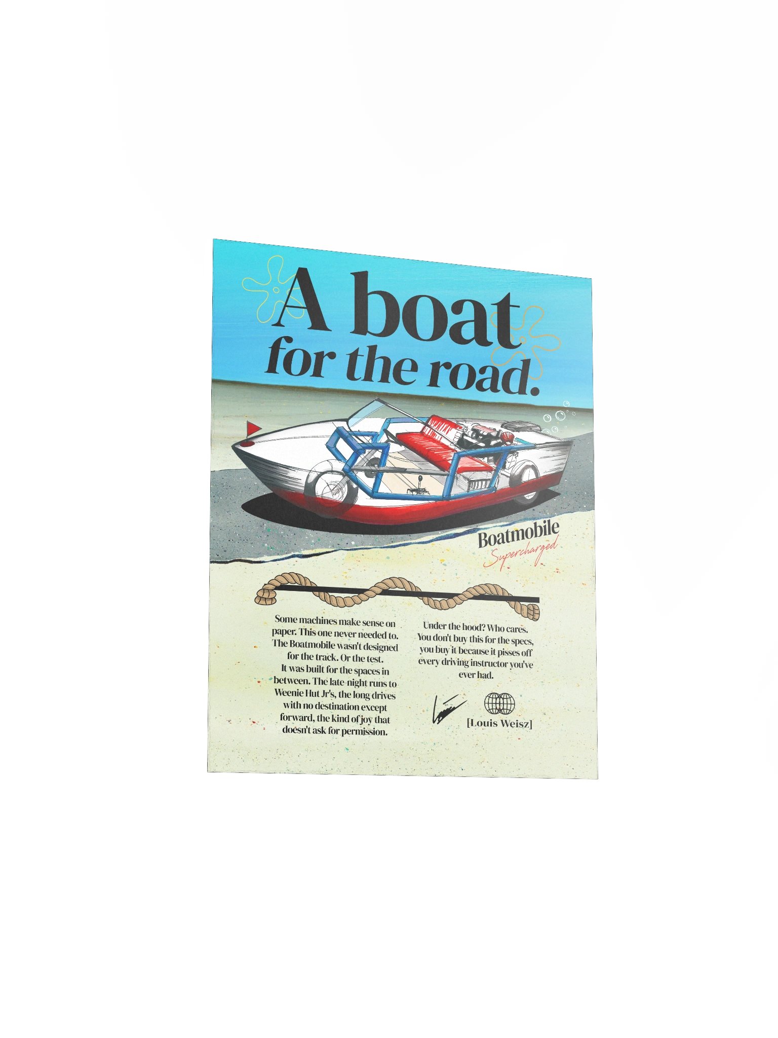 "A Boat for the Road" Matte Poster product image (3)